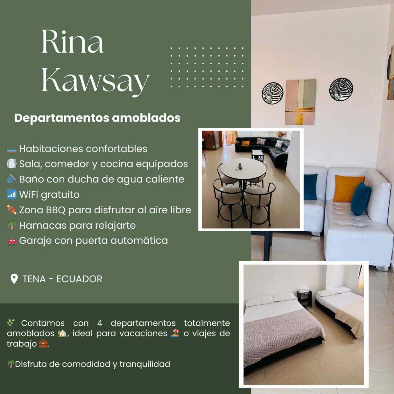 Rinakawsay - Viveviajando Apartamento Amoblado En Tena Dış mekan fotoğraf